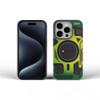 Etui na iPhone 16 PRO MAX Forcell F-Protect Levels Dual Layer 4D technology zgodne z MagSafe Military Drop-Test cyber green