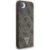 GUESS futerał do IPHONE 16e (SE 4 2025) kompatybilny z MagSafe GUHMPSE4P4TDPW (PU 4G RingTriangle Logo) brązowy