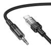 Kabel AUX Jack 3,5 mm do USB C Hoco 1,2 m UPA27 czarny