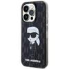 KARL LAGERFELD futerał do IPHONE 15 Pro KLHCP15LHNKMKLK (Ikonik Monogram) czarny