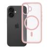 Futerał do iPhone 16 Flexline Mag Cover zgodny z MagSafe różowy