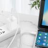 Kabel USB C do USB C Hoco PD 3A 60W 1 m X96 biały