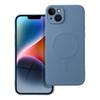 Futerał do iPhone 14 PLUS Silicone Mag Cover zgodny z MagSafe niebieski