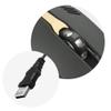 ART myszka komputerowa przewodowa USB A 2400 dpi AM-98 czarno złota