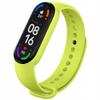 Pasek silikonowy do XIAOMI Mi Band 5 / 6 / 7 zielony (05)