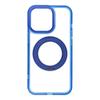 Etui na iPhone 13 PRO Frame Circle Stand zgodne z MagSafe granatowe