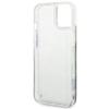 GUESS futerał do IPHONE 13 / 14 / 15 GUHCP14SLFLSB (Flower Liquid Glitter) niebieski