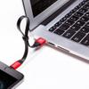 BASEUS kabel USB A do Lightning 2A Nimble CALMBJ-B91 0,23 m czarno czerwony