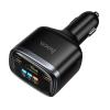 Ładowarka samochodowa Hoco USB A + 2x USB C QC3.0 PD 93W Z70 czarna