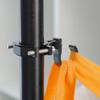Hak uchwyt na zakupy do roweru / hulajnogi aluminiowy  FS366-004 czarny