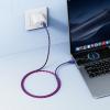 Kabel USB A do USB C Hoco 3A 1 m X116 gradient fioletowy