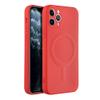 Futerał do iPhone 11 PRO Silicone Mag Cover zgodny z MagSafe czerwony