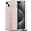 GUESS futerał do IPHONE 15 GUHCP15SH4PSEGP (4G Gold Stripe) różowy