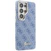 GUESS futerał do SAMSUNG S26 Ultra GUHMS26L5P4FWMSB (4G Script MagSafe) niebieski