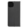 Etui z klapką na iPhone 15 PLUS Luna Book Carbon czarne