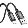Kabel USB A do Lightning Hoco 2,4A 3 m X91 czarny