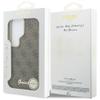 GUESS futerał do SAMSUNG S26 Ultra GUHMS26L5P4FWMSW (4G Script MagSafe) brązowy