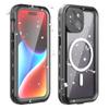 Futerał do iPhone 15 wodoodporny Shellbox DOT zgodny z MagSafe czarny