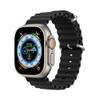 DUX DUCIS pasek OCEAN WAVE silikonowy do Apple Watch 42 / 44 / 45 mm czarny
