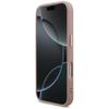 GUESS futerał do IPHONE 17 Pro GUHCP17LHG4SGCP (Fixed Glitter Big 4G Metal Frame) różowy