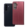 Etui z klapką na Samsung A57 5G Smart Magneto burgundowe