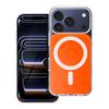 Futerał do Samsung A57 Clear Fusion Mag Cover zgodny z MagSafe hermes orange