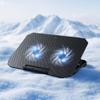 Podstawka chłodząca pod laptop regulowana 2 x USB A LED Hoco GA4 czarna