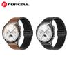 Pasek do Samsung Galaxy Watch Forcell F-Design FS20 magnetyczny skóra ekologiczna 22 mm czarny