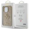 GUESS futerał do IPHONE 15 Pro Max GUHCP15XHG4SGD (Fixed Glitter Big 4G) złoty