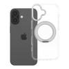 Etui na iPhone 17 Frame Circle Stand zgodne z MagSafe transparentne