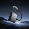 Adapter AUX USB C do 2x USB C max 10W Hoco UPA34A szary