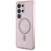 GUESS futerał do SAMSUNG S25 Ultra GUHMS25LHFGEREP (Magnetic IML Glitter Circle) różowy