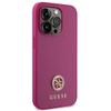 GUESS futerał do IPHONE 15 Pro GUHCP15LPS4DGPP (Strass Metal Logo) różowy