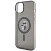 KARL LAGERFELD futerał do IPHONE 15 KLHMP15SHGKCNOK (Glitter + MAG) czarny
