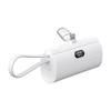 Powerbank Forcell F-Energy Power Plug F5K3 PD 20W 5000 mAh z wbudowanym złączem Lightning biały