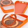Etui na iPhone 18 Pro / 17 Pro Quartz Circle Stand Mag Cover orange