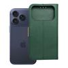 Etui z klapką na iPhone 17 Split Book zielono-złote