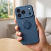 Etui na iPhone 18 Pro / 17 Pro Silicone Ring granatowe