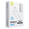 BLUEO kabel Typ C do Lightning QC4.0 60MB/S PD60W 1,2 m biały