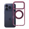 Etui na iPhone 18 Pro / 17 Pro Frame Circle Stand zgodne z MagSafe burgundowy