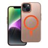 Futerał do iPhone 14 Simply zgodny z MagSafe tytanowy pustynny