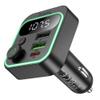 Transmiter samochodowy bluetooth Hoco QC3.0 PD 20W E85 czarny