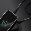 Kabel USB C do USB C Forcell F-Energy QC4.0 PD 5A 66W Carbon 1 m CB-02C czarny