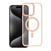 Futerał do iPhone 15 PRO MAX Matte Mag Cover zgodny z MagSafe różowy
