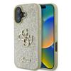 GUESS futerał do IPHONE 16 Plus GUHCP16MHG4SGD (Fixed Glitter Big 4G) złoty