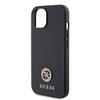 GUESS futerał do IPHONE 13 / 14 / 15 GUHCP15SPS4DGPK (Strass Metal Logo) czarny