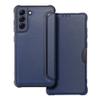 Etui z klapką na Samsung S21 FE Razor Book niebieskie