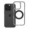 Etui na iPhone 16 PRO Frame Circle Stand zgodne z MagSafe czarne