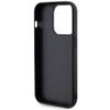 GUESS futerał do IPHONE 15 Pro Max GUHCP15XPSQSQSK (Quilted Metal Logo) czarny