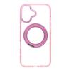 Etui na iPhone 17 Frame Circle Stand zgodne z MagSafe różowe